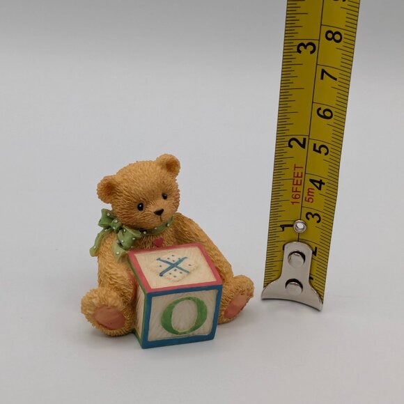 Cherished Teddies Bear with ABC "O" Block (158488O) 1995 - Picture 9 of 10